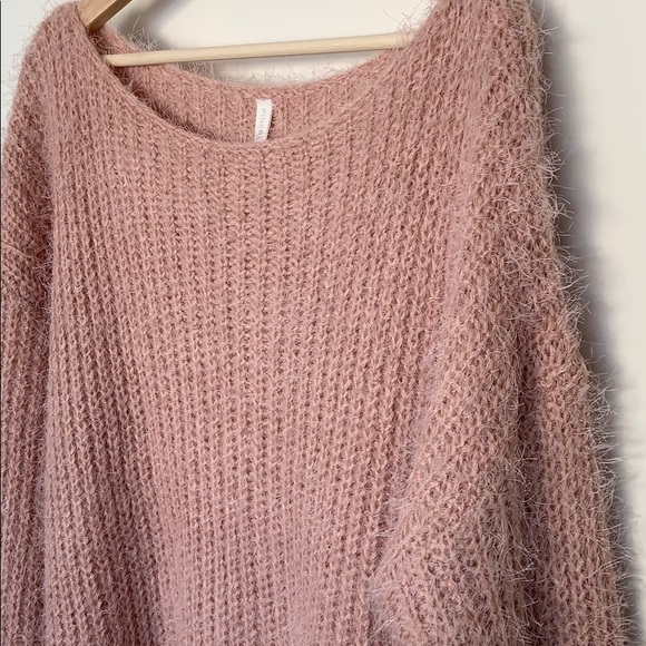 Pinkblush Oversized Tunic Sweater - Picture 2 of 3